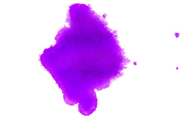 Poster - blue blot isolated on white