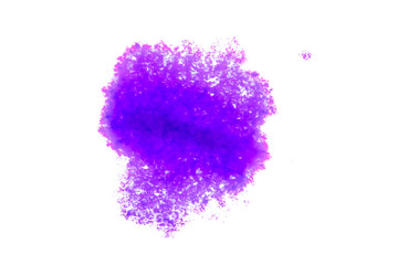 Poster - blue blot isolated on white