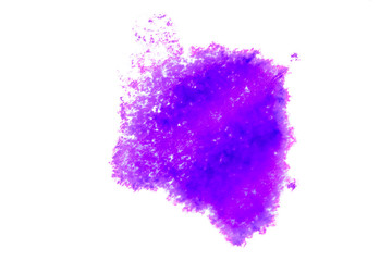 Poster - blue blot isolated on white