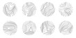 © biancaoddi - Set rings of topographic line map, circular geographic grid map