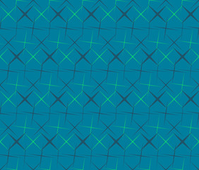  Colorful seamless pattern with hexagons. Low poly honeycomb geometric background.