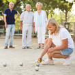 © JackF - Mature people playing bocce