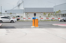 Automatic Barrier And Security System For Access Conctrol Of Car Park Of Factory.
