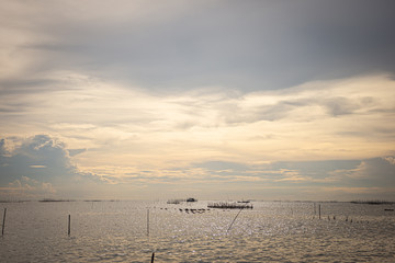 Beautiful sea in the evening