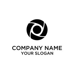 Fototapete - Icon Camera Technology Abstract Logo Template