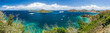 Guadeloupe - Panorama de Basse-Terre depuis Les Saintes