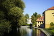 © ShapikMedia - Bydgoszcz, Poland - September 2019: View of the city water canal of the Brda River in the city center. City architecture.