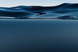 Clear blue ocean background, gradient water surface, 3d rendering.
