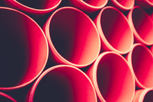 Abstract Background Of Red Pipes