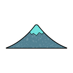 Poster - Mountain design vector with texture. retro style color