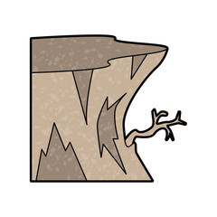 Poster - cliffs design vector with texture. retro style color