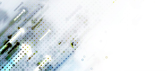 Technology data background, idea of global business solution