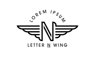 Letter N Wing