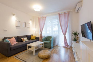 Interior of a modern living room