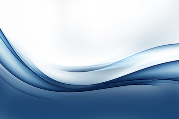 Poster - Blue and white lines backdrop