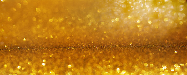 Aufkleber - Gold glittering background