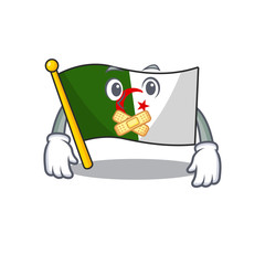 Sticker - Silent flag algeria are stored mascot bag