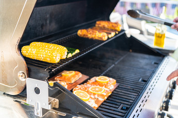 Canvas Print - Outdoor cooking