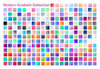 © Tural - Set of gradient colors. Colorful ui gradients palette for your web or mobile. Vector template