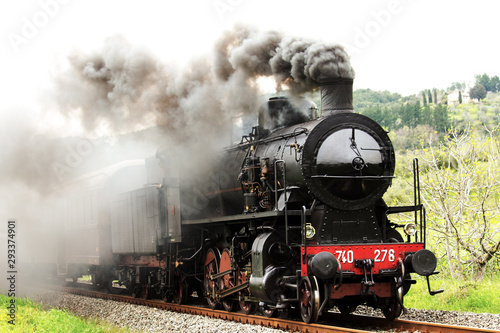  Fototapety pociągi   lokomotywa