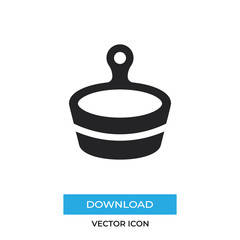 Sticker - Bath vector icon, simple sign for web site and mobile app.