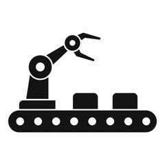 Poster - robot hand line icon. simple illustration of robot hand line vector icon for web design isolated on 
