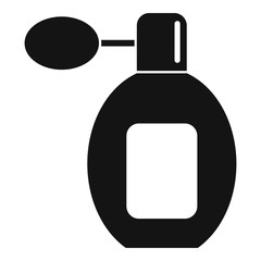 Poster - perfume retro bottle icon. simple illustration of perfume retro bottle vector icon for web design is