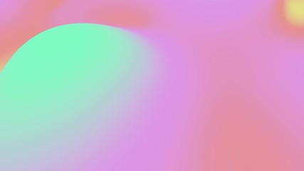 Poster - Looped animation. Abstract colorful wavy background in bright rainbow colors. Modern colorful wallpaper. 3d rendering.