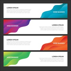 Wall Mural - Abstract Creative and Modern Banner Background Design Template. For Website, Social media and banner