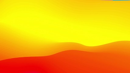 Poster - Looped animation. Abstract colorful wavy background in bright rainbow colors. Modern colorful wallpaper. 3d rendering.
