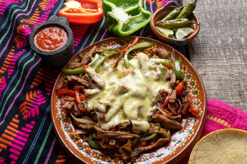 Poster - Mexican beef fajitas also called 