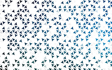 Fototapete - Light BLUE vector seamless layout with lines, triangles. Abstract gradient illustration with triangles. Template for business cards, websites.