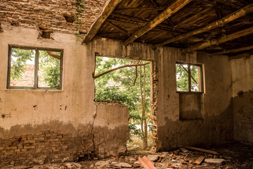 abandoned old house