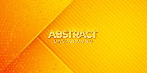 Poster - Modern textured background design in 3D style with orange color. Can be used for posters, placards, brochures, banners, web pages, headers, covers, and other.
