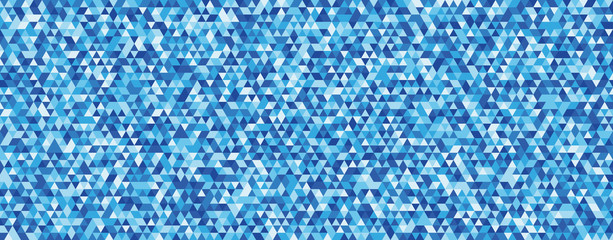 Poster - abstract background with unity of blue triangle shape. eps10 vector background.
