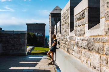 Wall Mural - Architecture in Old Quebec City, Quebec, Canada