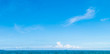 Panorama of sea and sky