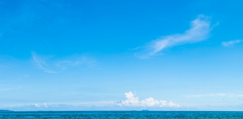 Wall Mural - panorama of sea and sky