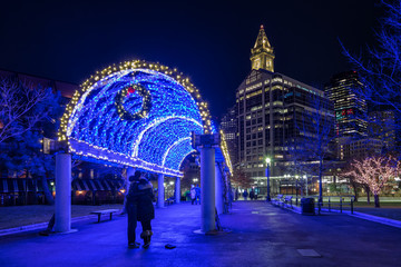 The Blue Tunnel on Christmas