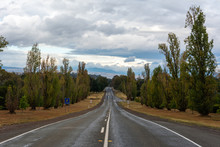 Motor Road In Mansfield, Victoria, Australia.