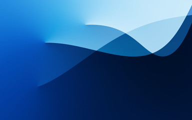 curve lines on blue background