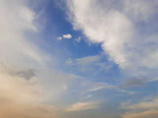 blue sky with clouds