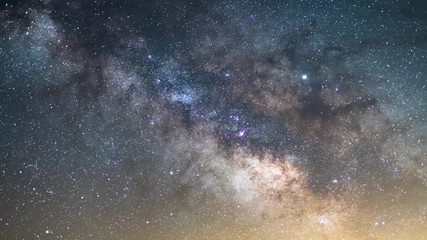 Milky Way Galaxy Core Time Lapse Southeast Sky Telescope 01