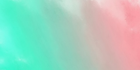  abstract soft grunge texture painting with silver, aqua marine and turquoise color and space for text. can be used for wallpaper, cover design, poster, advertising