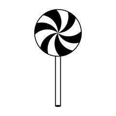 Sticker - halloween sweet lollipop candies icon