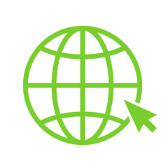 Wall Mural - globe vector icon