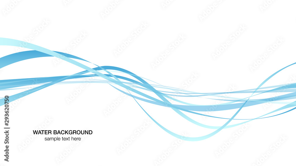 water surface line image, background white vector illustration wallpaper material - obrazy, fototapety, plakaty 
