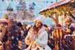 © Alena Ozerova - Girl walking on Christmas Market on Red Square in Moscow