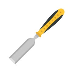 Poster - chisel tool icon. flat illustration of chisel tool vector icon for web design
