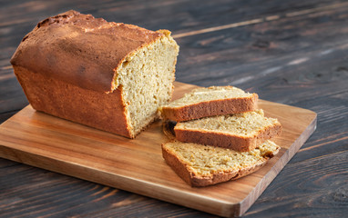 Wall Mural - Sliced pumpkin bread